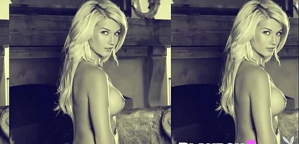 Hot model Nikki Du Plessis exposing her naked body after hot striptease